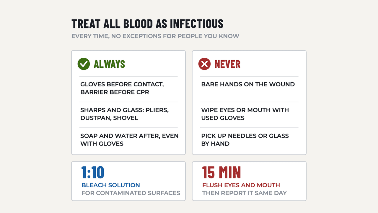 Bloodborne Pathogens: diagram