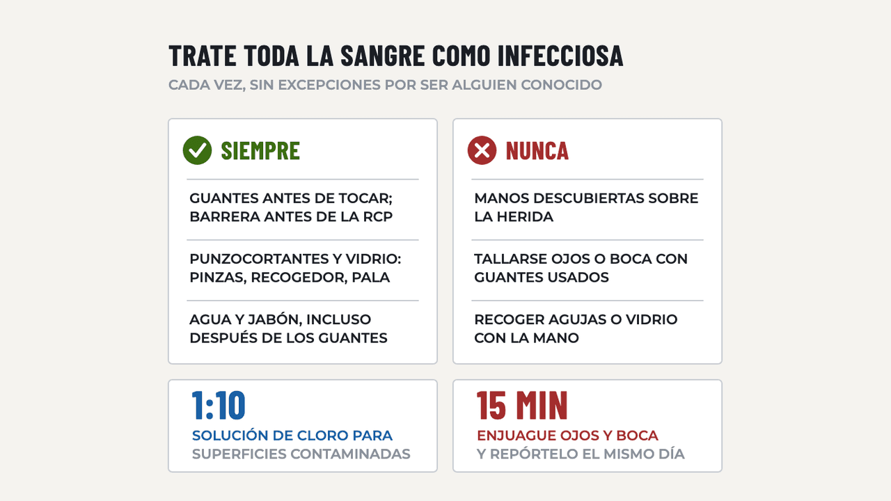 Patógenos Transmitidos por la Sangre: diagrama