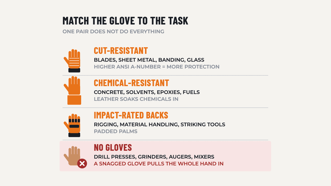 Hand Protection (Gloves): diagram